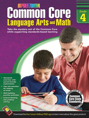 cover image of Common Core Language Arts and Math, Grade 4
